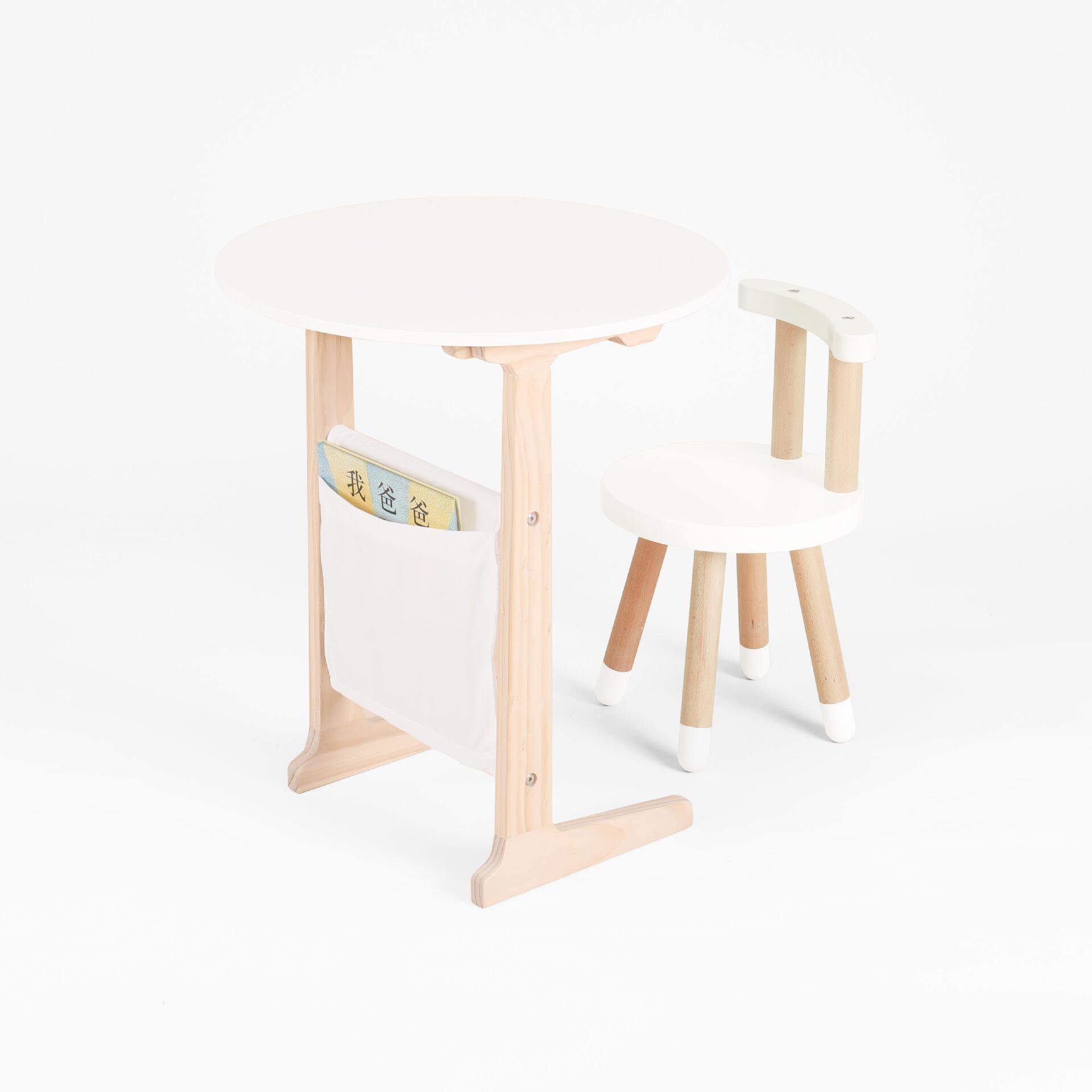 北欧风极简沙发伴侣桌可收纳轻携可调节高度小茶几边懒人床边桌