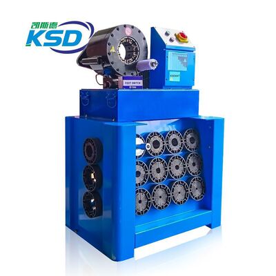KSD64T 芬宝P32 6-64mm 油管扣压机 液压管压管机 扣管机带模具架