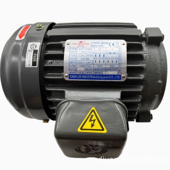 原装C20-43B0台湾SY群策C20-43BO/20HP-4P/15KW卧式内插式电机