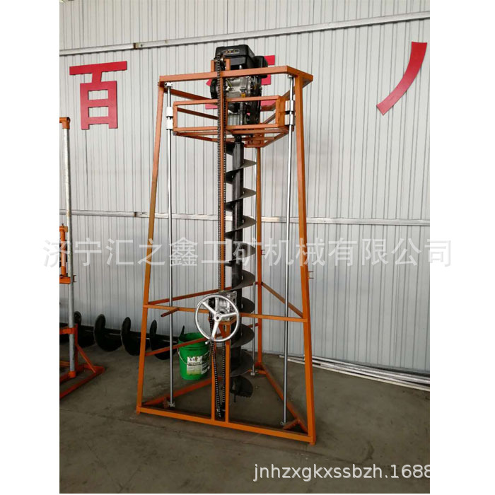 厂家批发销售三角架挖坑机 2024年新款三角架挖坑机现货质优价廉