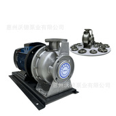 供应不锈钢卧式 H=25m 160 5.5SSCNQ=50m3 单级离心泵ZS65