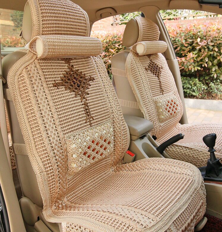 汽车坐垫 夏季冰丝 凉垫 四季通用座套 女士座垫速腾朗逸捷达雅阁