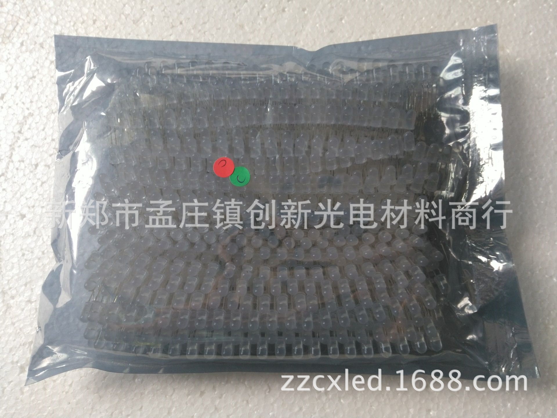 供应LED电子灯箱连体灯珠红绿双色灯珠5mm高亮发光二极管灯箱材料