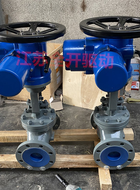 AC380V电动法兰截止阀 高温高压蒸汽水流截止阀 J941H-25C DN80