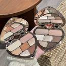 一盘画全脸 幻影小熊七色眼影盘腮红高光提亮修容综合盘大地棕色