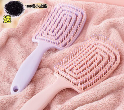 诗泊雅蓬松高颅顶梳子头发神器女士排骨梳