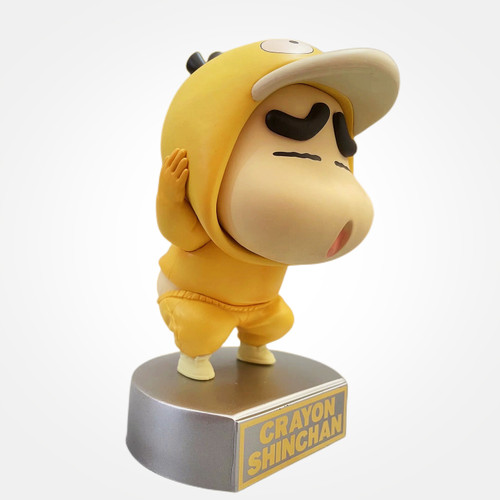 汽车摆件可达鸭蜡笔小新手办车载仪表中控台可爱公仔小车内装饰品