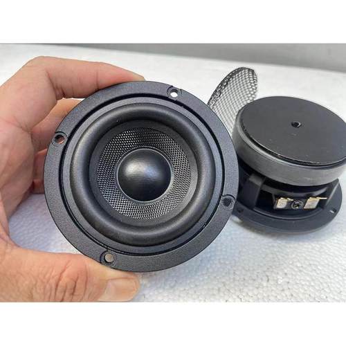 人声典范 铝架3寸中音喇叭 发烧级玻纤盆中音喇叭 带网 汽车改装