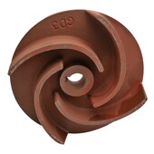 园林灌溉大小4寸水泵叶轮 四寸拖泵叶轮叶片抽水机打水送水自吸泵