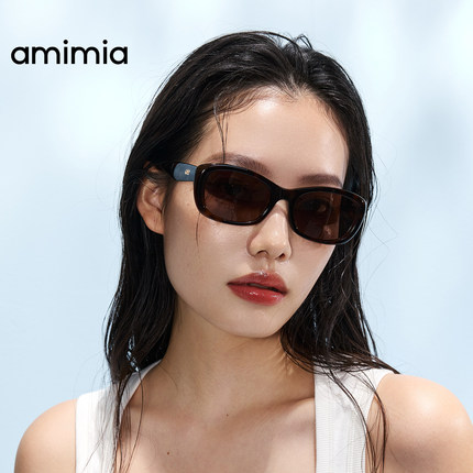 amimia·COAST欧美复古板材窄框墨镜女时尚防紫外线太阳眼镜26SS