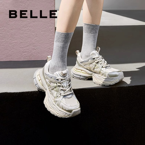 百丽官方正品时尚新潮老爹鞋女