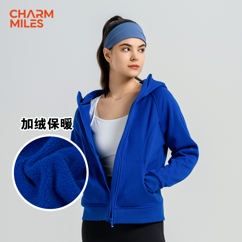 CHARMMILES加绒保暖修身外套