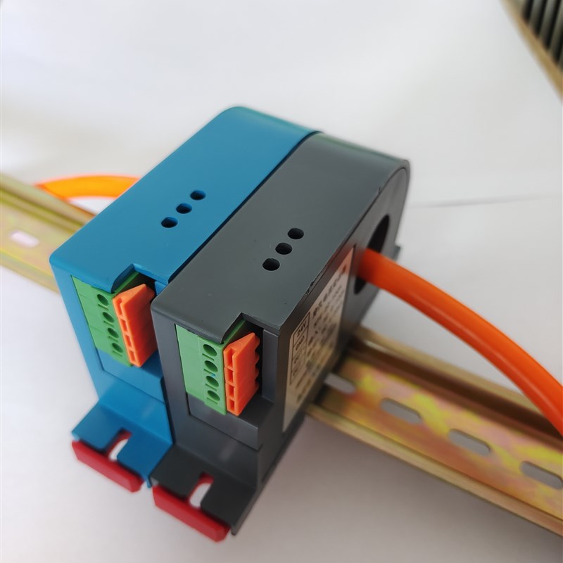 穿孔电流变送器输出4-20mA0-10V一体电流变送器输入5A50A100A200A