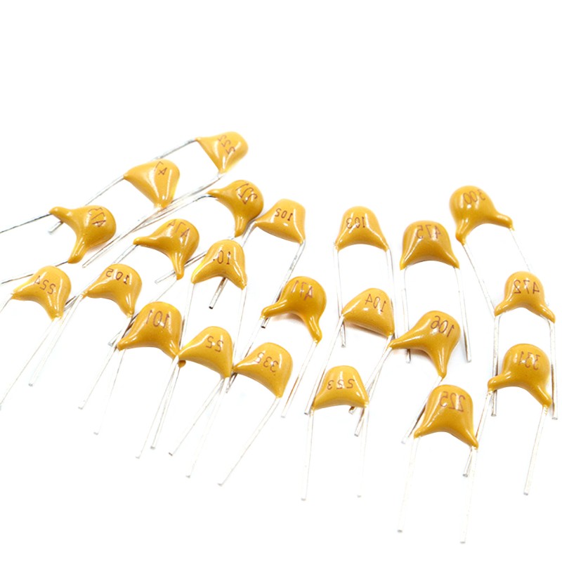 独石电容50V 脚距5.08mm 100NF 220N 104P 474 105M F 0.22电容包