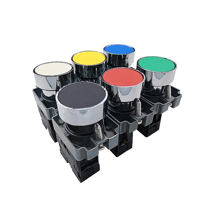 XB2-BA31 BA42 BA21 22mm 启动复位点动按钮开关 ZB2-BE101C