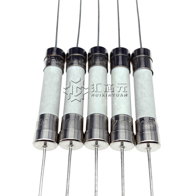 6*30mm带引线陶瓷保险丝管 快熔断 F10A/F15A/F20A/25A/30A 250V
