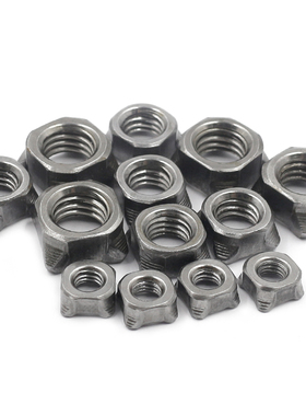 四角焊接螺母四方点焊通止规GB13860四角螺母M4M5M6M8M10M12