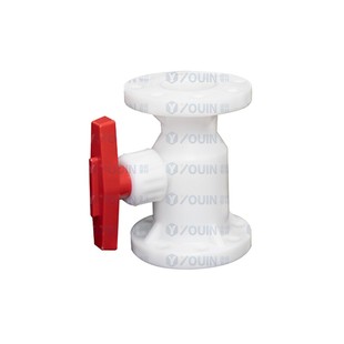 pp法兰球阀DN15-300耐酸碱耐高温化工聚丙烯塑料一体式阀门厂家