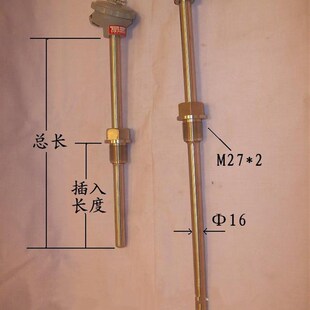 PT100铂热电阻 WZP 230 231 固定螺纹热电偶 PT100温度传感器