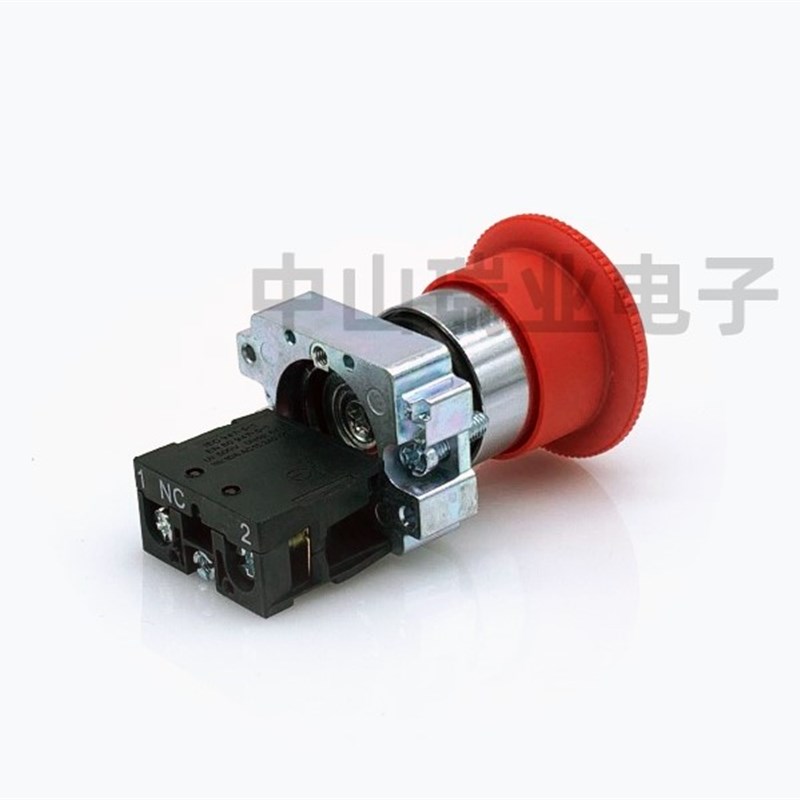 急停开关按钮蘑菇头按下紧急停止ZB2-BE102C常闭XB2BS542C