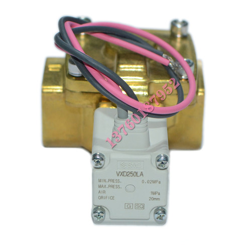 日本 全新SMC两通气阀 VXD250LA VXD252LA VXD250LG 假一罚十