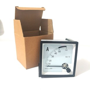 A89T2 A72L1型指针式 100 交流电流表5A10A20A30A30 SQ72