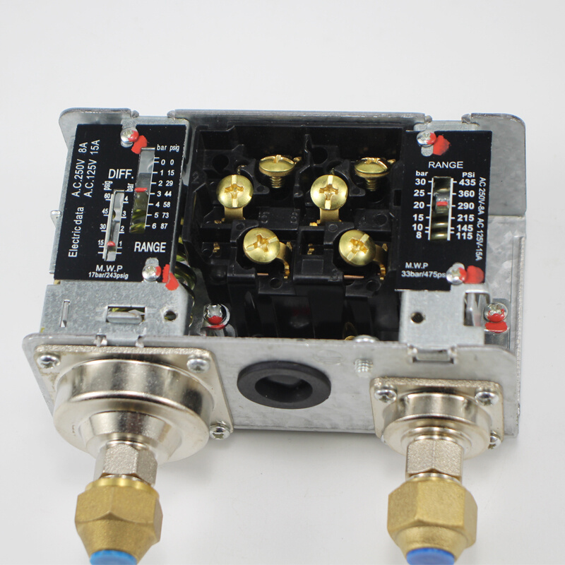 品力夫温模机冷库压力开关空调高低压双头压力控制器LF5V830保护