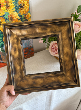 【金属风暴】美式法式中古 香槟金65mm 欧式油画实木相框装饰画框