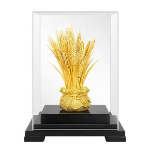 9WOR金箔麦穗大卖桌面摆件家居客厅酒柜装 饰品办公室摆设开业乔迁
