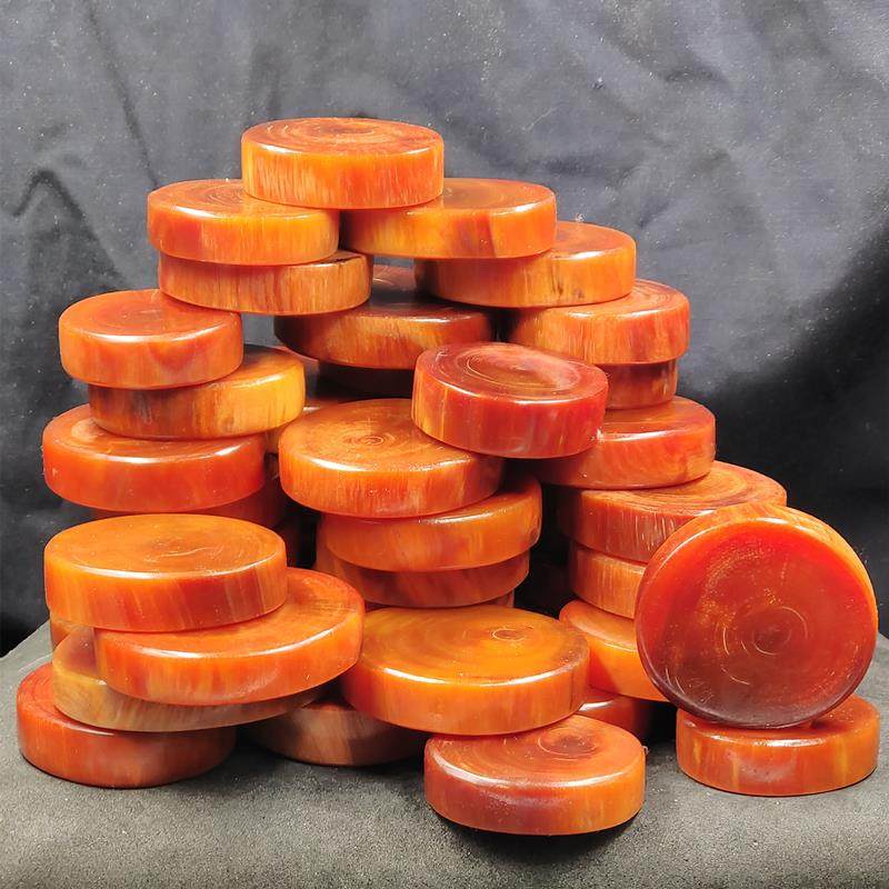 北沉香琥珀木文玩手把件东北松明子满油全透原木块手串家居摆件