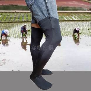 下田插秧袜子水田专用下水袜稻田种田防蚂蟥N虫子水蛭腿套下地干