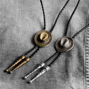 潮男士胸前装饰项链复古脖子吊坠长绳衬衣服配饰挂饰挂坠挂件帽子