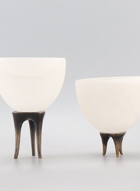 新中式创意云石托盘水果茶点盘简约客厅家居茶几餐桌X样板房间摆