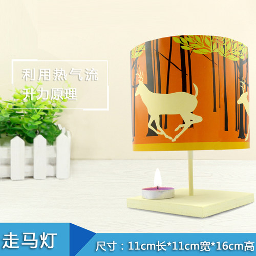 走马灯 男女孩科学实验玩具 手工科技小制作dUiy材料小发明