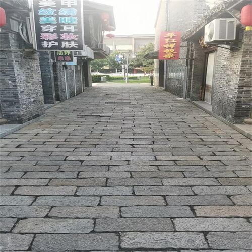 古建筑老石板铺地旧石板 公园仿古民间台阶石 古镇街道地铺老条石