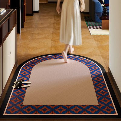 诺瓦克中古包豪斯入户门口专用地垫入户门进门垫玄关皮革加厚脚垫