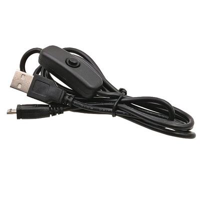 Raspbrry pi 1米USBTO MICRO USB带开关电源线可过2.5A电流