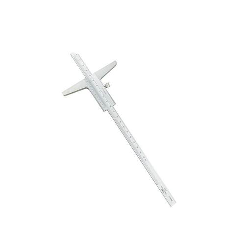 桂林精密整体深度尺150 200 300高精度游标卡尺不锈钢准刻线清u.
