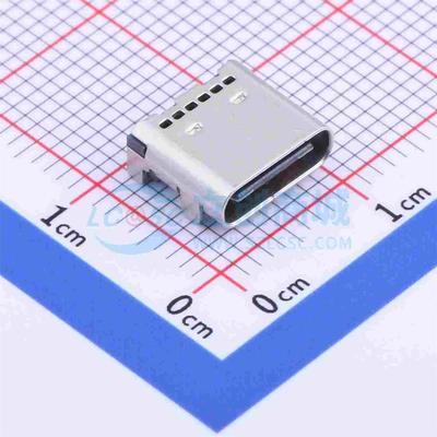 USB3.1连接器 Type-C 24P母座 U262-241N-4BV64 SMD XKB中国星坤