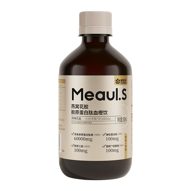 康恩贝燕窝花胶原蛋白肽4瓶装