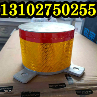 高速隔离带波形护栏反光柱帽式轮廓标SMC复合玻璃钢柱帽式轮廓标