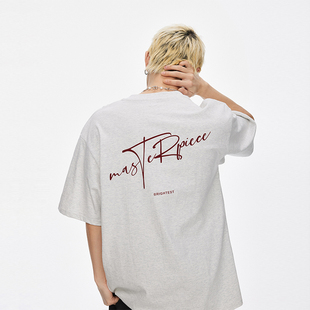 新款 FOG T恤男夏季 重磅纯棉短袖 宽松休闲百搭情侣体恤 EMMA美式