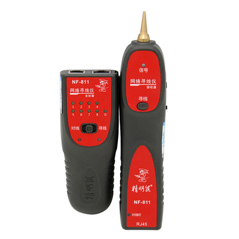 精明鼠NF-811寻线仪网线测线仪电话线巡线器寻线器耐压60V可带电