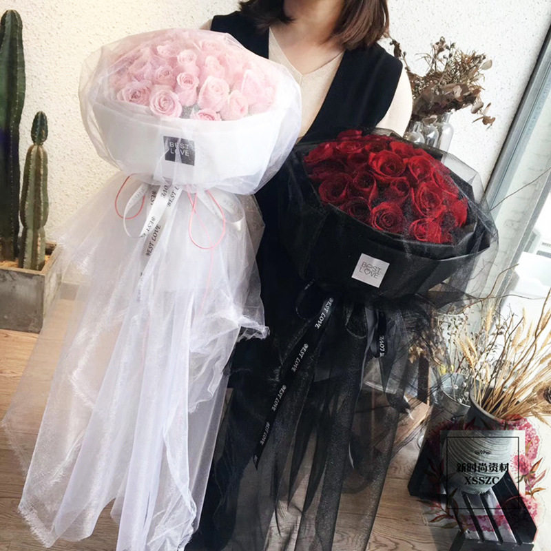 婚庆装饰雪纱 婚房楼梯扶手装饰沙曼 水晶纱纱幔 1卷起 厂家热卖