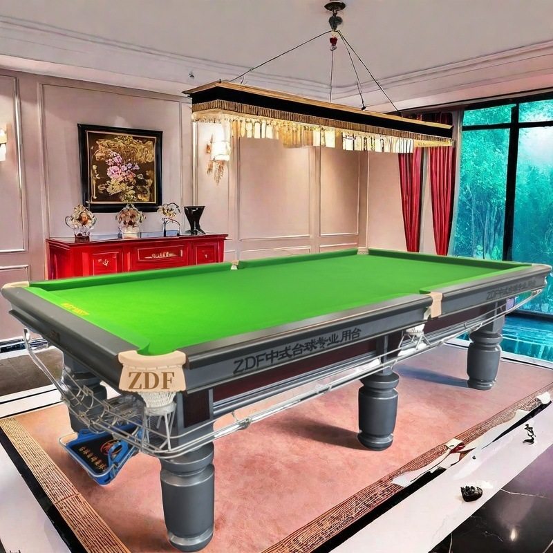 江门桌球台家用茂名桌球台标准型惠州台球桌商用梅州汕尾ZDF球星