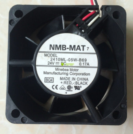 NMB 2410ML-05W-B60/B69 24V 0.17A 6025 6CM 3线 ABB变频