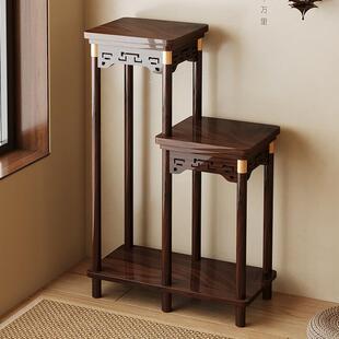 中式花架子客厅落地式置物架阳台实木花台2026新款室内多层花盆架