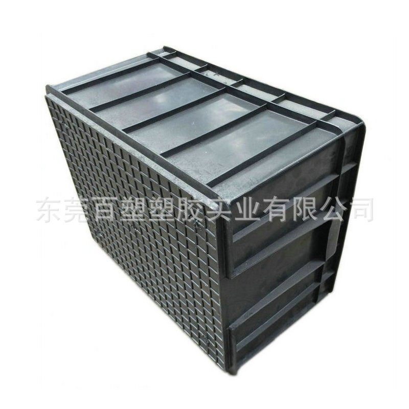 加厚防静电塑料周转箱抗表面静电周转塑胶导电塑料箱电子框子货架