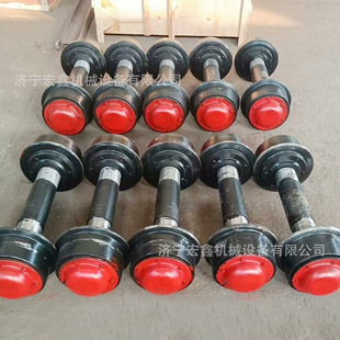 矿用轮对φ300轨距650铸钢实心轮1吨矿车侧卸式矿用车闭式轮对