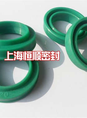 SC-SMC PDU气缸防尘圈推荐片耐磨D绿色聚氨酯PU密封圈活塞杆气封F